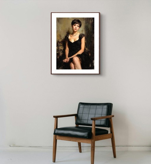 Splendid work by Ruggero Salvatore "Serenità" 60x45 cm