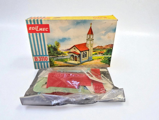 EDILMEC B 3110 e B 3111, due kit di modelli in scala HO, Oggetti decorativi, Plastica, Carta, Multicolore (foto 8 di 10)