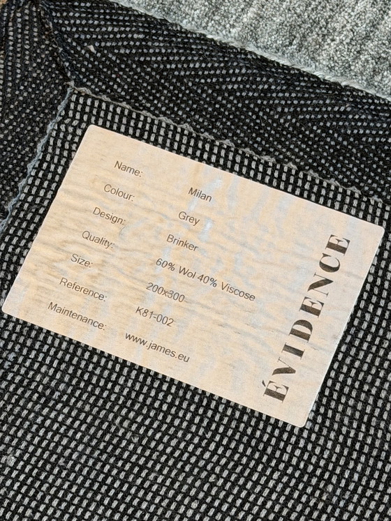 Image 1 of Moquette Leolux Evidence Milan Grise 200 x 300