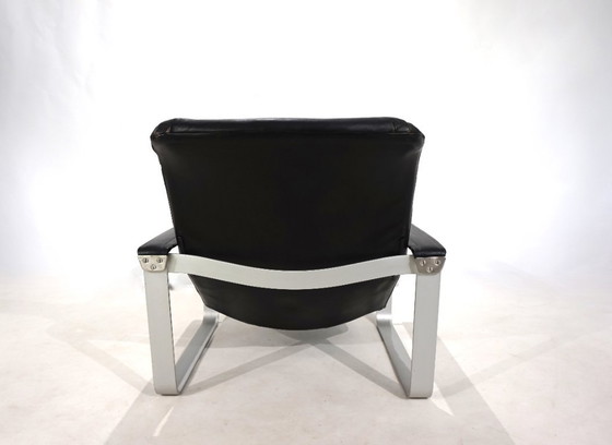 Image 1 of Poltrona lounge in pelle Asko Pulkka di Ilmari Lappalainen, 1960