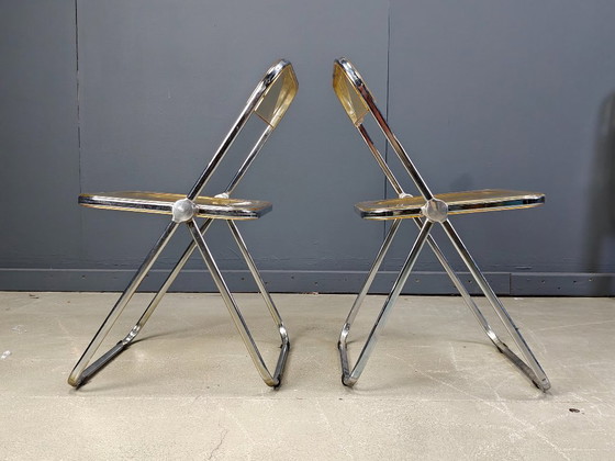 Image 1 of Chaises plia vintage de Castelli, années 1970