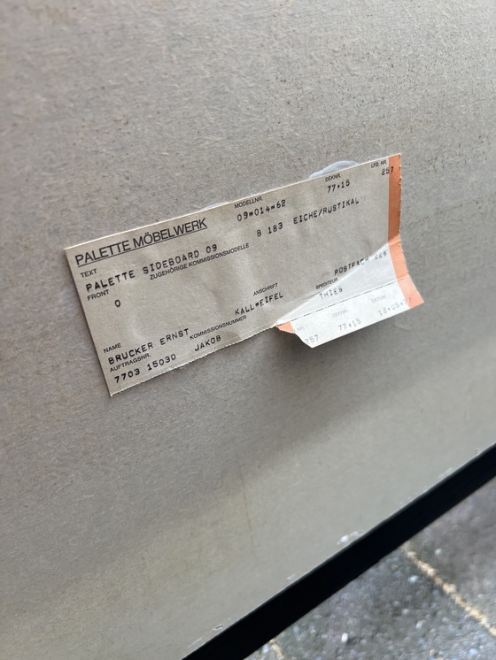 Image 1 of Vintage Teak design Palette Möbelwerk dressoir