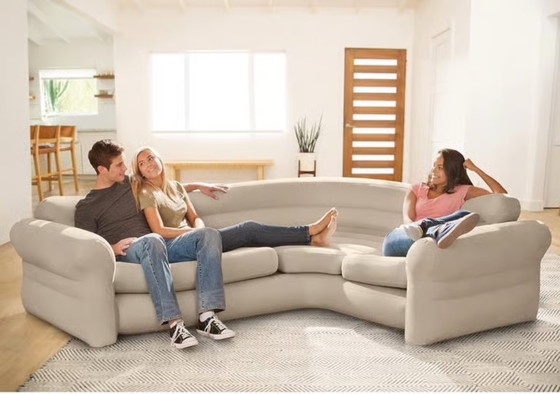 Image 1 of Inflatable Corner Sofa: L-Shaped
