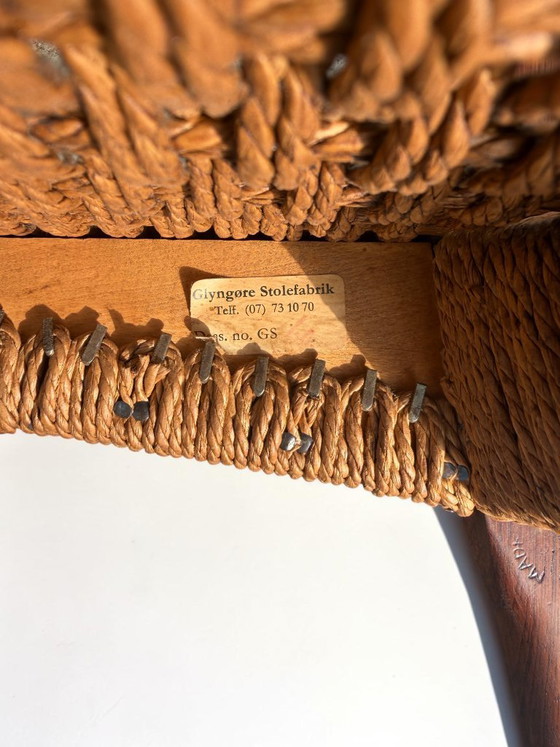 Lot de 8 chaises - A. Wahl Iversen - Glyngøre Stolefabrik - 1960 – Chaises de salle à manger, Wood (photo 6 of 6)