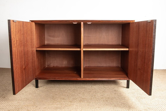 Image 1 of Buffet ou petite enfilade Scandinave en Palissandre par Erik Brouer pour Brouer’s Mobelfabrik 1960.