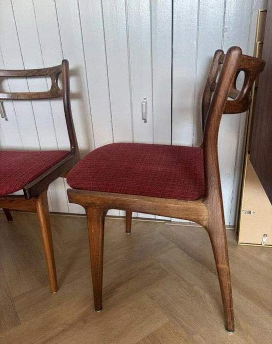 Image 1 of Deense eetkamerstoelen J. Andersen Uldum môbelfabrik