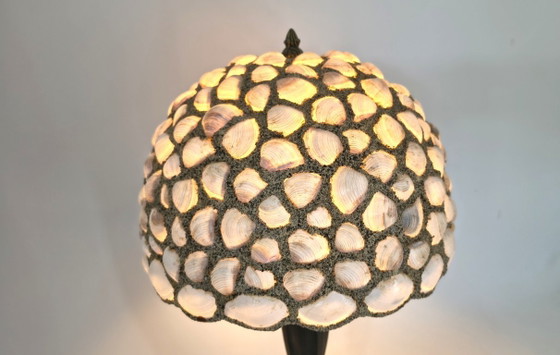 Image 1 of Vintage sea shell table lamp, 1970s 