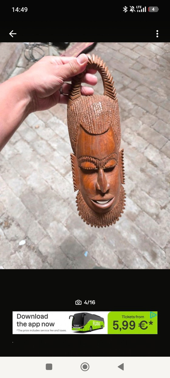 Image 1 of masques africains