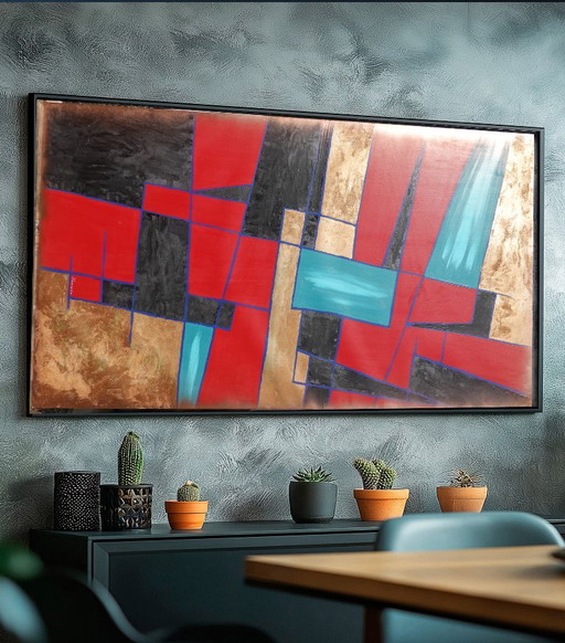 Abstract A1378 - Large Original Painting