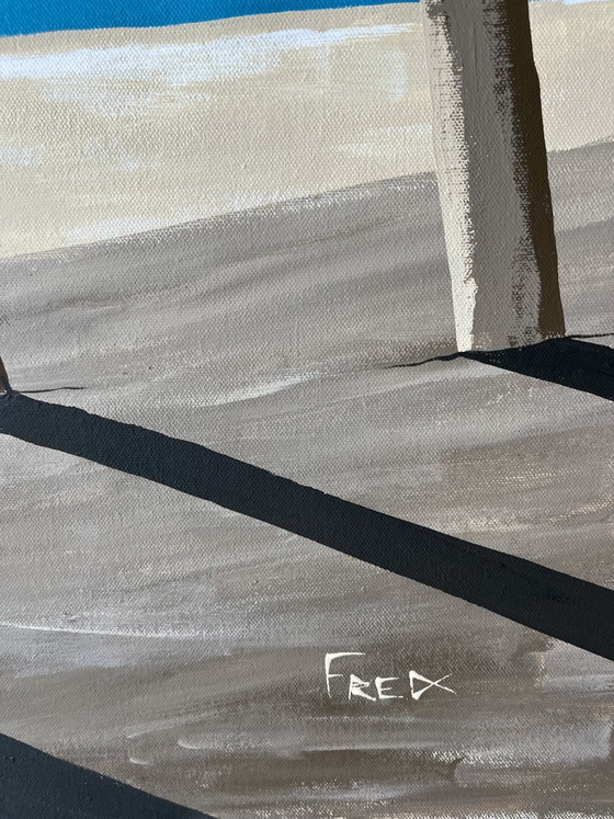 Image 1 of Acrylic on canvas XXL 162x114cm