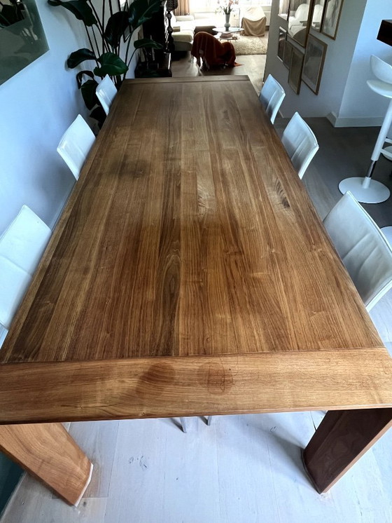 Image 1 of Arco Design Tisch in Nussbaum, 240cm lang, 90cm breit, 75cm hoch, gebraucht