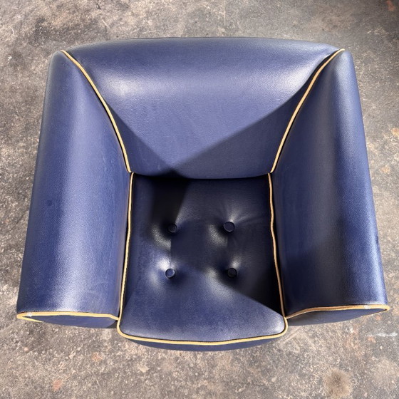Zelda Kunstleder Club Sessel von Peter Maly für Cor, 1980er Jahre – Skai, Wood (photo 14 of 15)