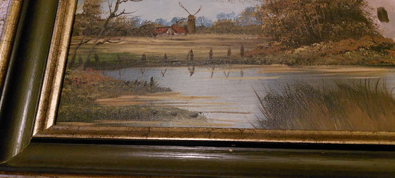 Image 1 of J. Kok Landschaft mit 2 Häusern