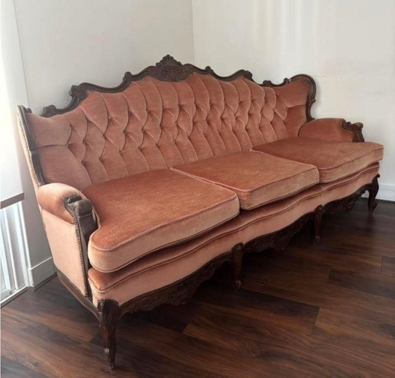 Image 1 of Magnifique canapé 3 places de style baroque