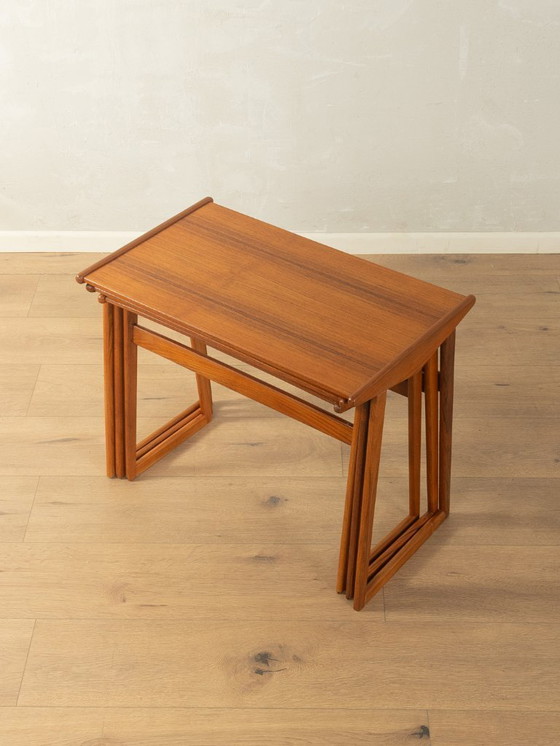Image 1 of 1960s Stacking Tables, Denmark, Vintage