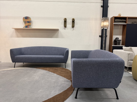 Image 1 of Gelderland 6250 Sofa 3 & 2.5 Seater Moss fabric