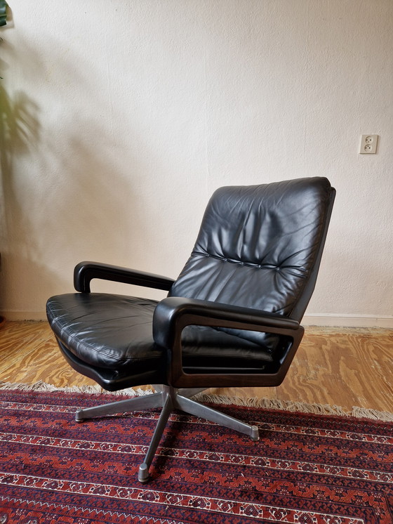 Image 1 of Strässle King Chair & King Pouf - 1960s