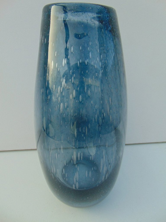 Image 1 of Vaso Fidrio blu