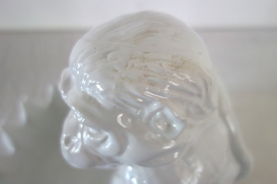 Image 1 of Vintage handcrafted ceramic plant pot, Italy