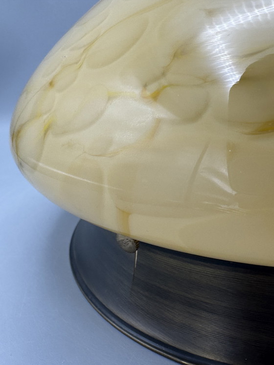 Image 1 of Marbled ceiling lamp with a warm appearance