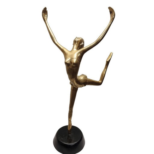 Messing ballerina in de stijl van Somchai Hattakitkosol