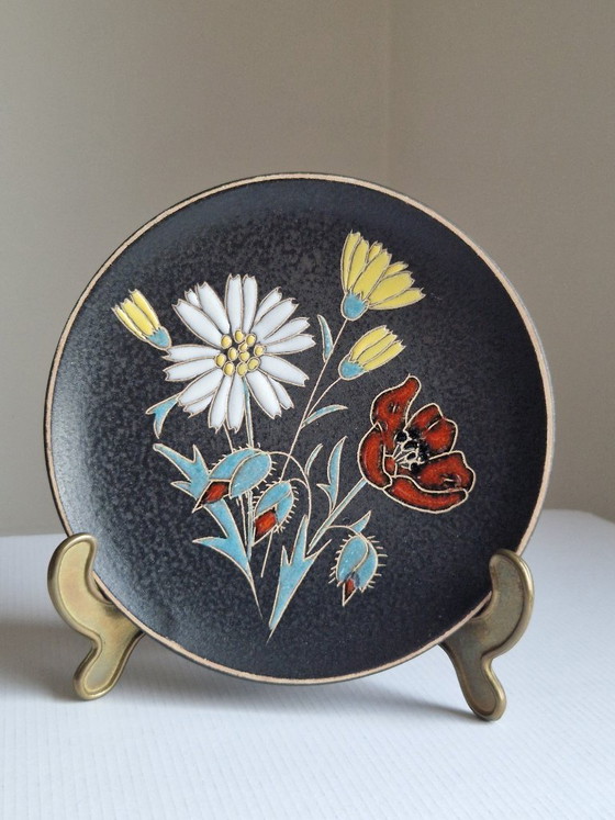 Image 1 of Ruscha.Floral wall pate.60'Germany.