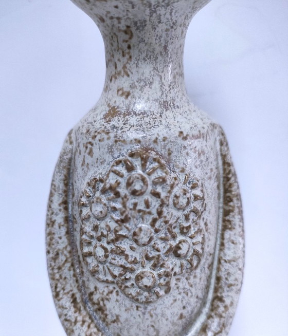 Image 1 of candelabro antropomorfo de cerámica firmado "p