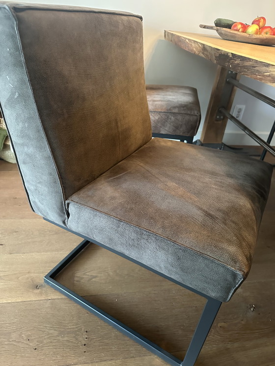 Image 1 of Zaragoza eetkamer set ( bank en 3 stoelen )