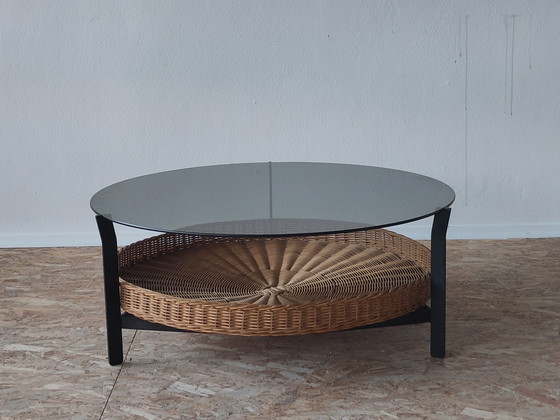 Image 1 of Glazen Salontafel Rudolf Wolf Rohé Noordwolde