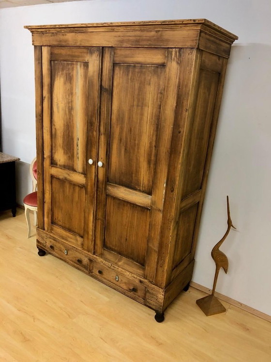 Image 1 of Country-style wardrobe in shabby chic style / Art Nouveau wardrobe, antique wardrobe