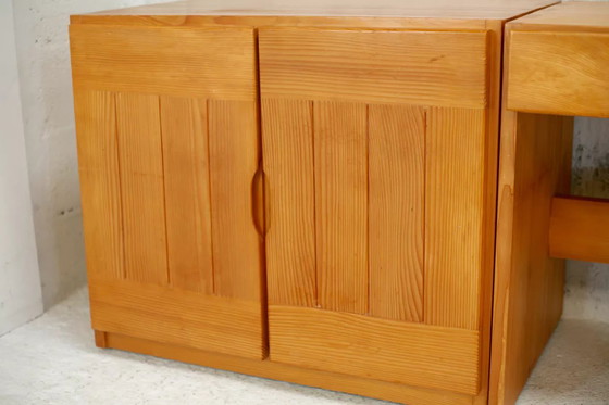 Image 1 of Conjunto de escritorio modular de pino Maison Regain