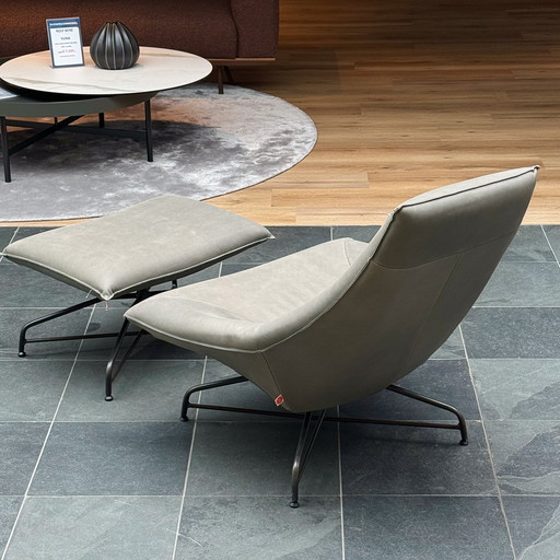 Jess Design Beal fauteuil met poef