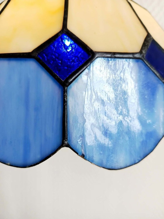 Image 1 of 2x Tiffany-Pendelleuchten im Art-déco-Stil