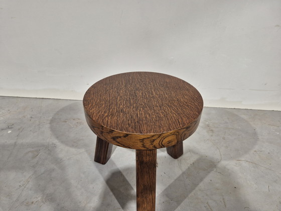 Image 1 of Brutalist japandi vintage tripod krukje