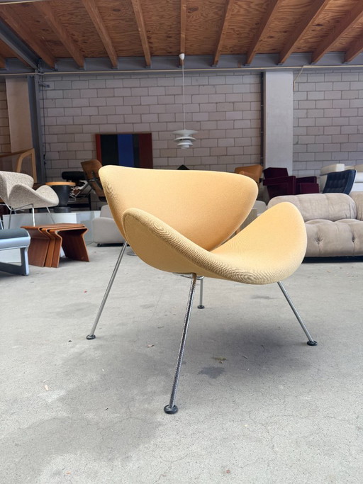 Fetta d'arancia Artifort (giallo) – fauteuils, Textile, Metal