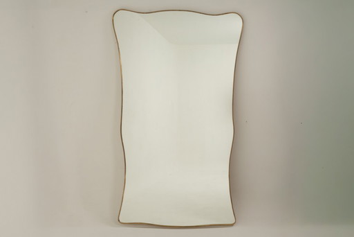 Par de espejos al estilo de Gio Ponti. Obra de los años 80.