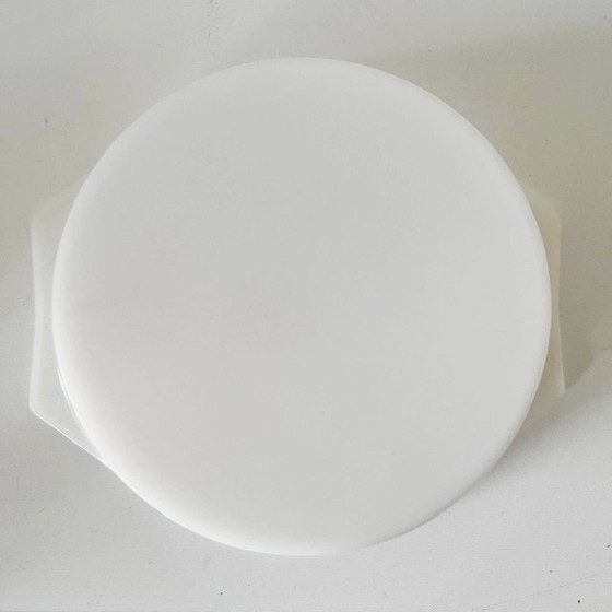 Image 1 of Plat à four vintage Arcopal France Lotus 26 cm années 1970