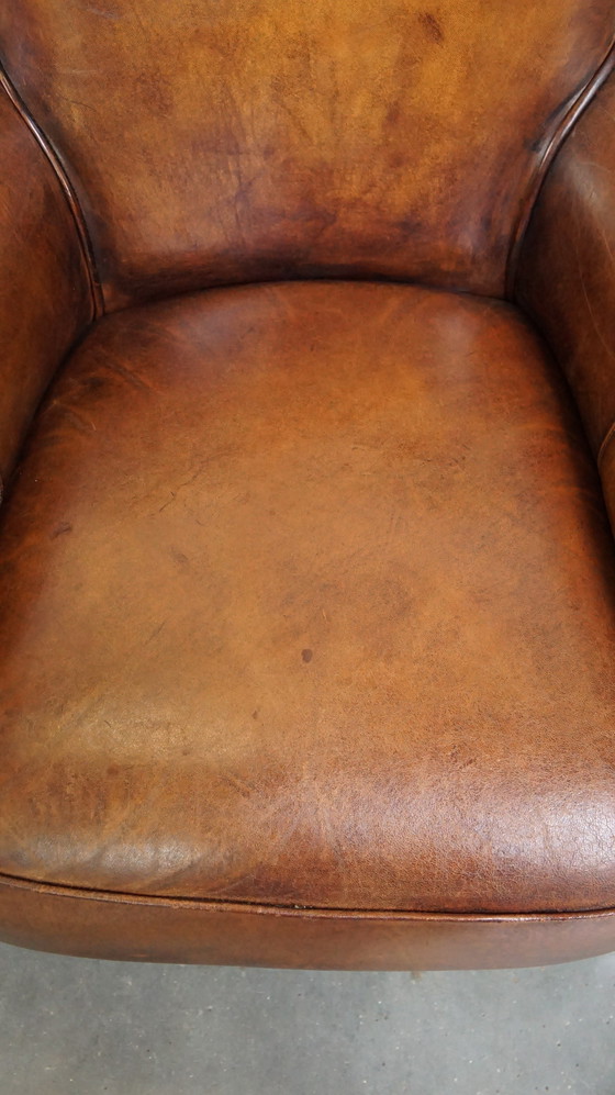 Image 1 of 2 X Sheep Leather Design Armchair