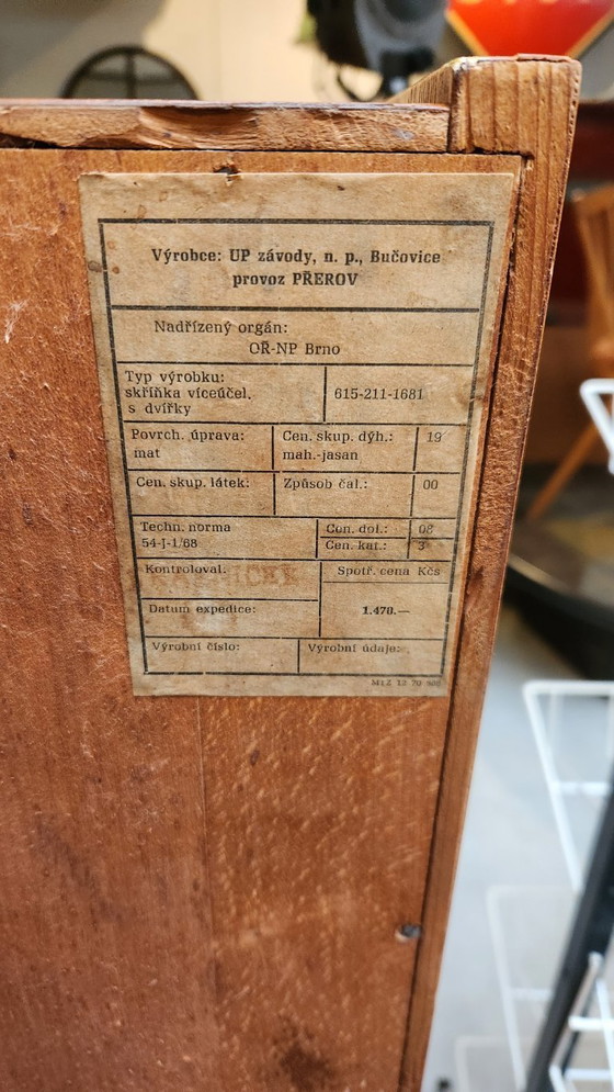 Image 1 of Vintage František Mezulanik wardrobe / storage cabinet, 1960s