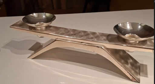 Candeliere Wmf Ikora Art Deco placcato argento