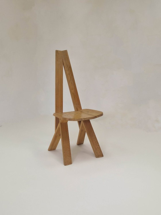 Model S45 Chlacc Wood Chair, Pierre Chapo, 1979 – Dining chairs (photo 13 of 17)