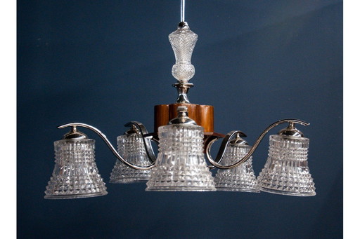 Hanging lamp, Poland, mid-20th century.