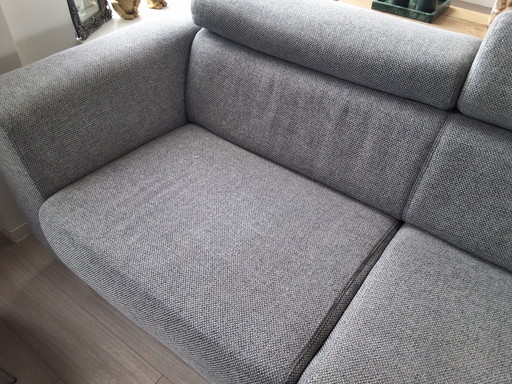 Montel 2,5-sitziges Sofa mit 2 Fußhockern