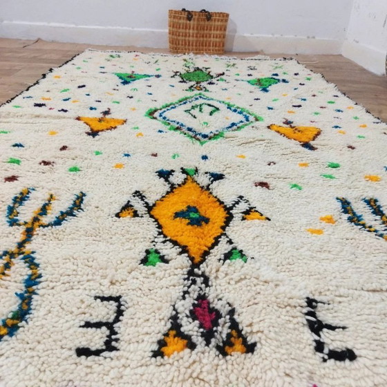 Image 1 of Berber-Wandteppich Azilal en laine natural - Berber-Wandteppich Azilal van natuurlijke wol 280 x 143 cm