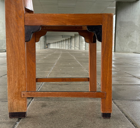 Image 1 of Set of 6 Art Deco dining chairs, Amsterdamse School, 1920s