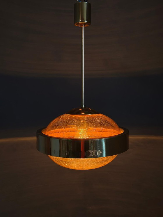Image 1 of Space Age UFO Pendant Lamp by Kamenický Šenov, Czechoslovakia 1970s