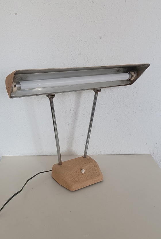 Image 1 of Lampada da notaio anni Cinquanta con lacca termoretraibile