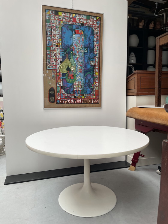 Image 1 of Tavolo da salotto vintage con tulpvoet, Johansen Design Zweden
