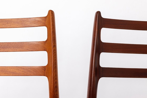 Image 1 of Sedia modello 78 di Niels Møller – Sedia da pranzo danese in teak di metà secolo, vintage anni '60