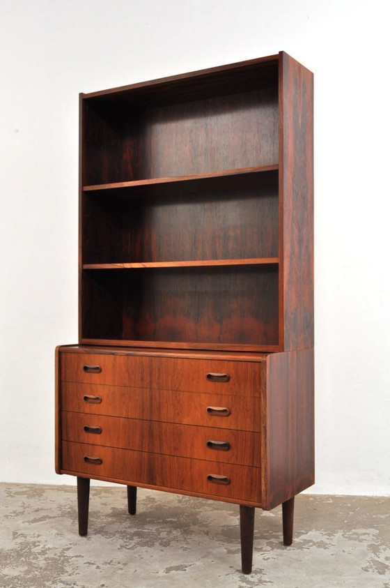 Image 1 of Vintage rosewood bookcase with drawers